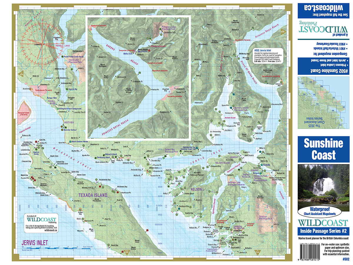 502 Sunshine Coast Inside Passage Chart Assistant