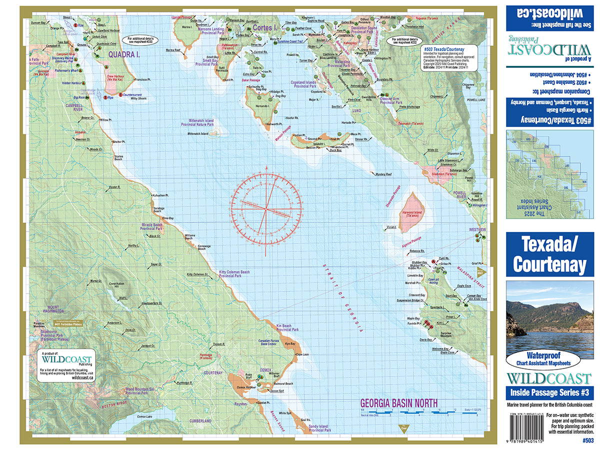 503 Texada/Courtenay Inside Passage Chart Assistant