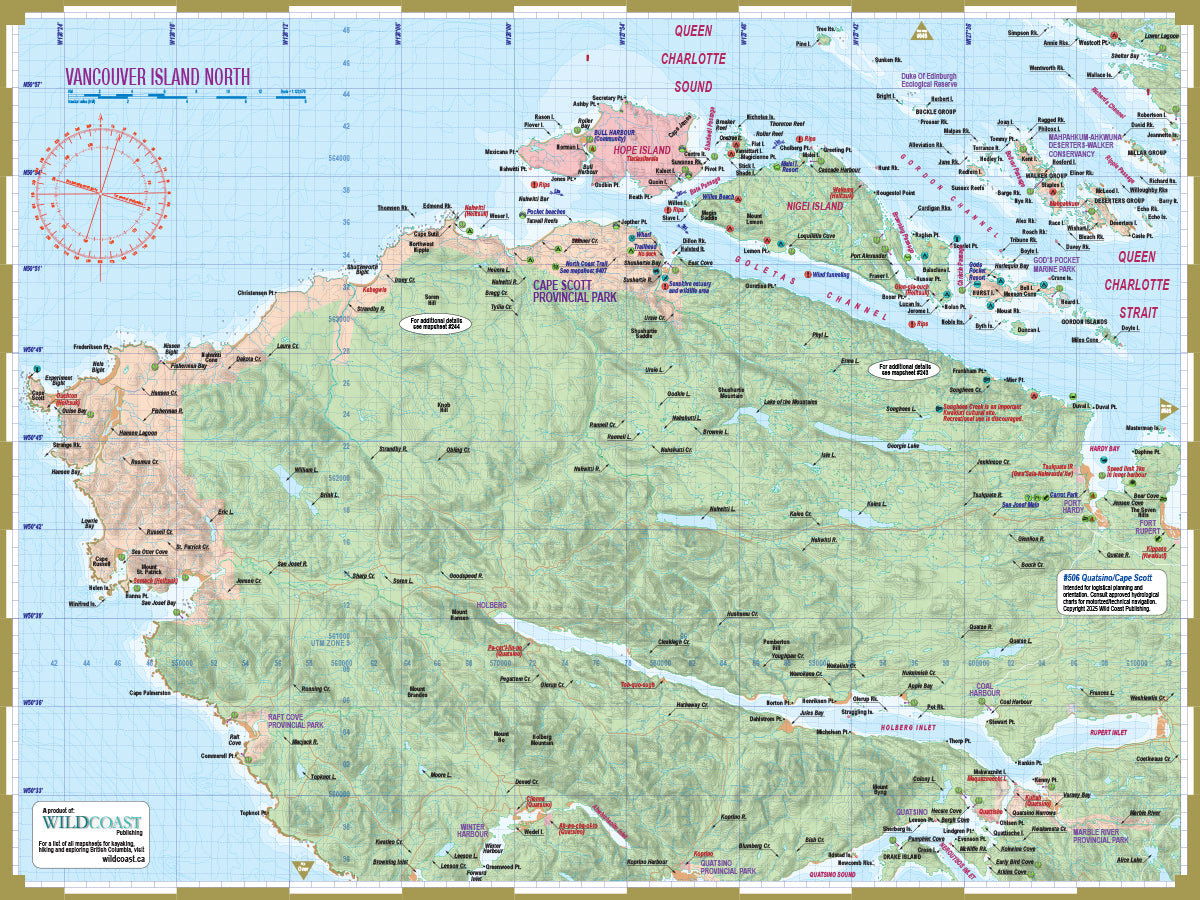 506 Quatsino/Cape Scott Outside Passage Chart Assistant