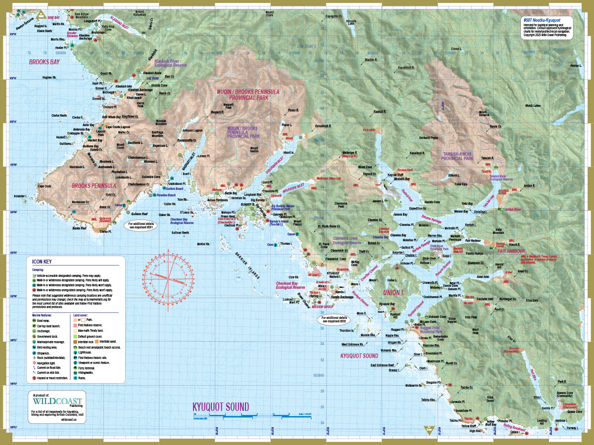 507 Nootka/Kyuquot Outside Passage Chart Assistant