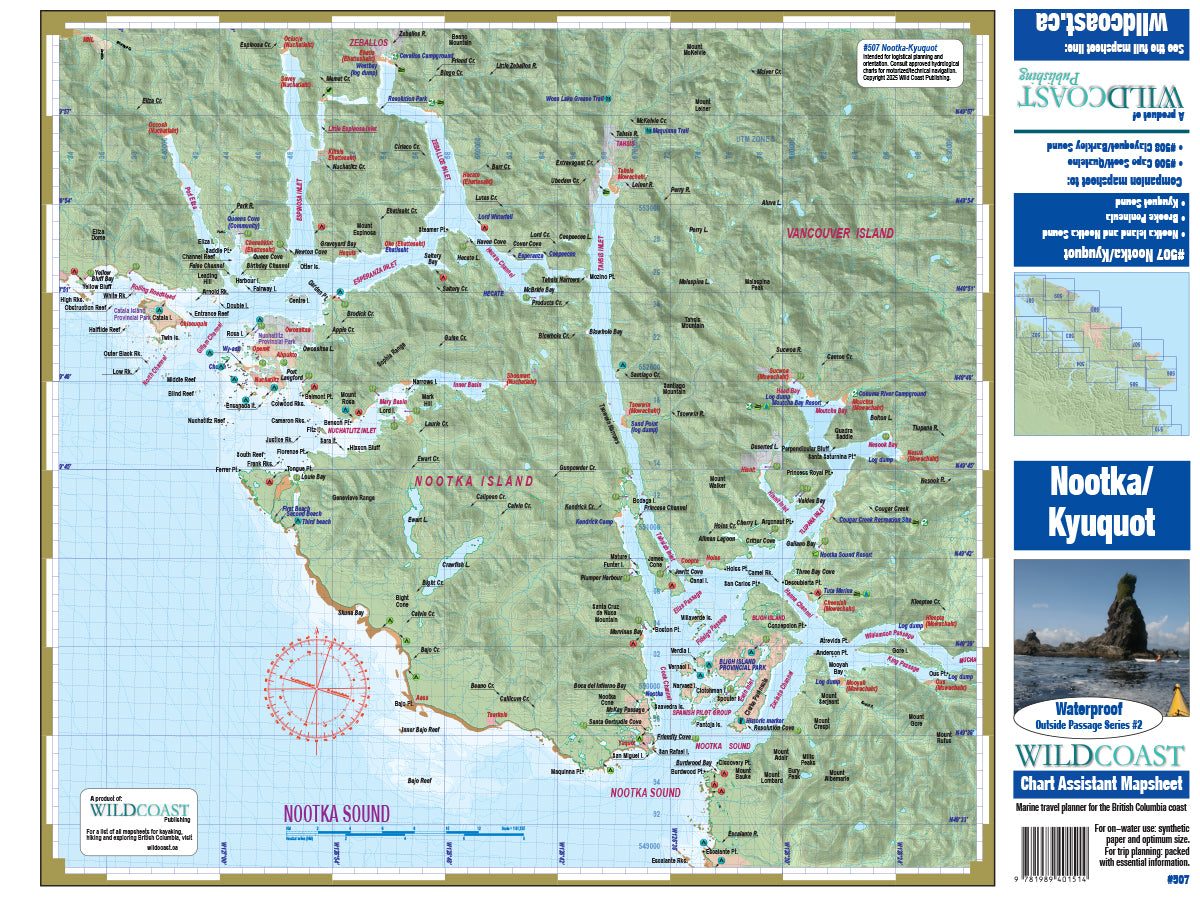 507 Nootka/Kyuquot Outside Passage Chart Assistant