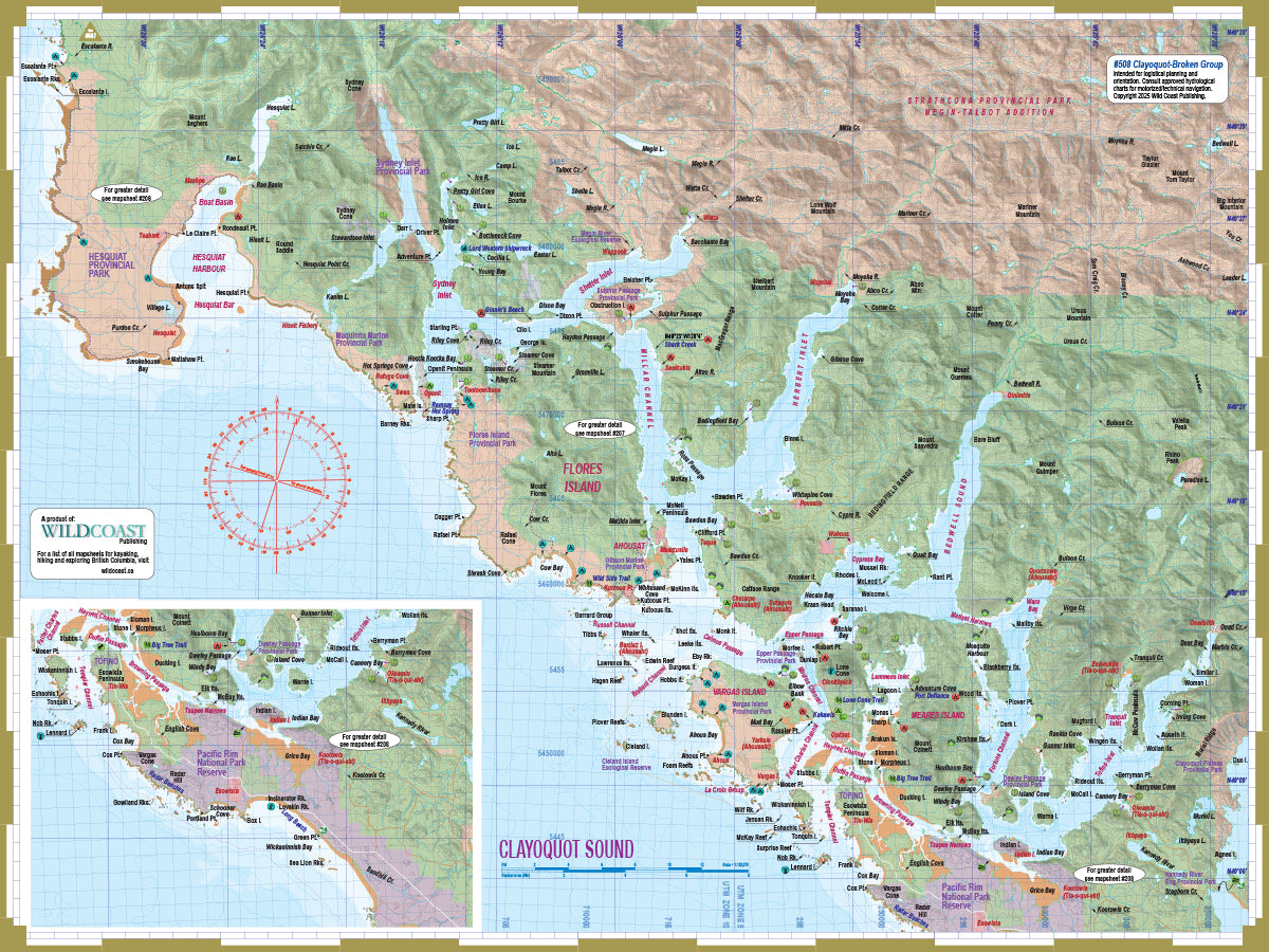 508 Clayoquot/Broken Group Outside Passage Chart Assistant