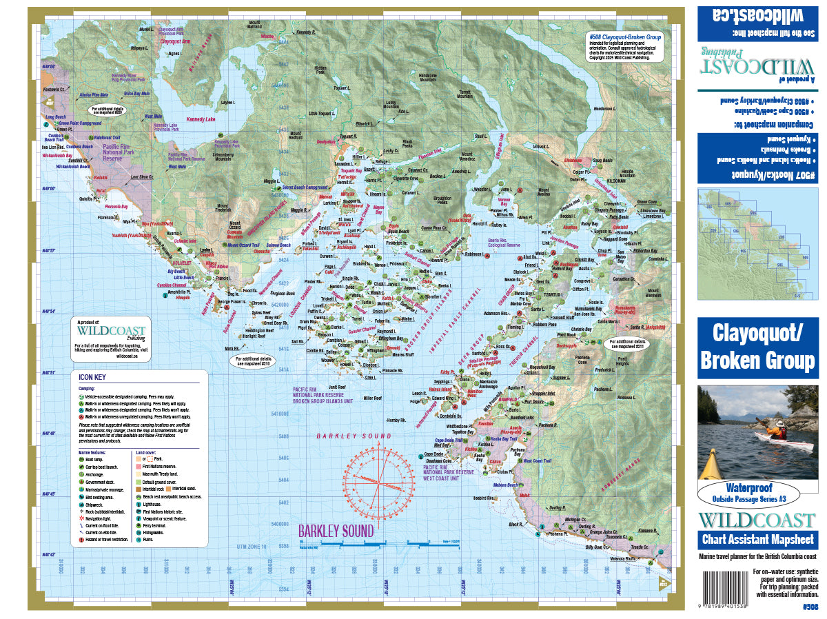 508 Clayoquot/Broken Group Outside Passage Chart Assistant