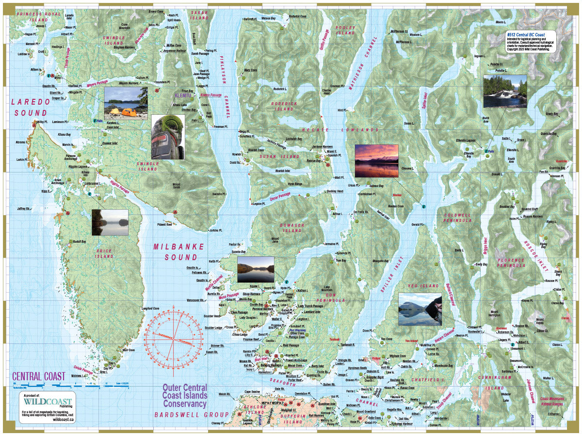 512 Central BC Coast Inside Passage Chart Assistant