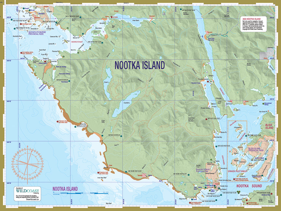 603 Nookta Sound Mapsheet 3-Pack