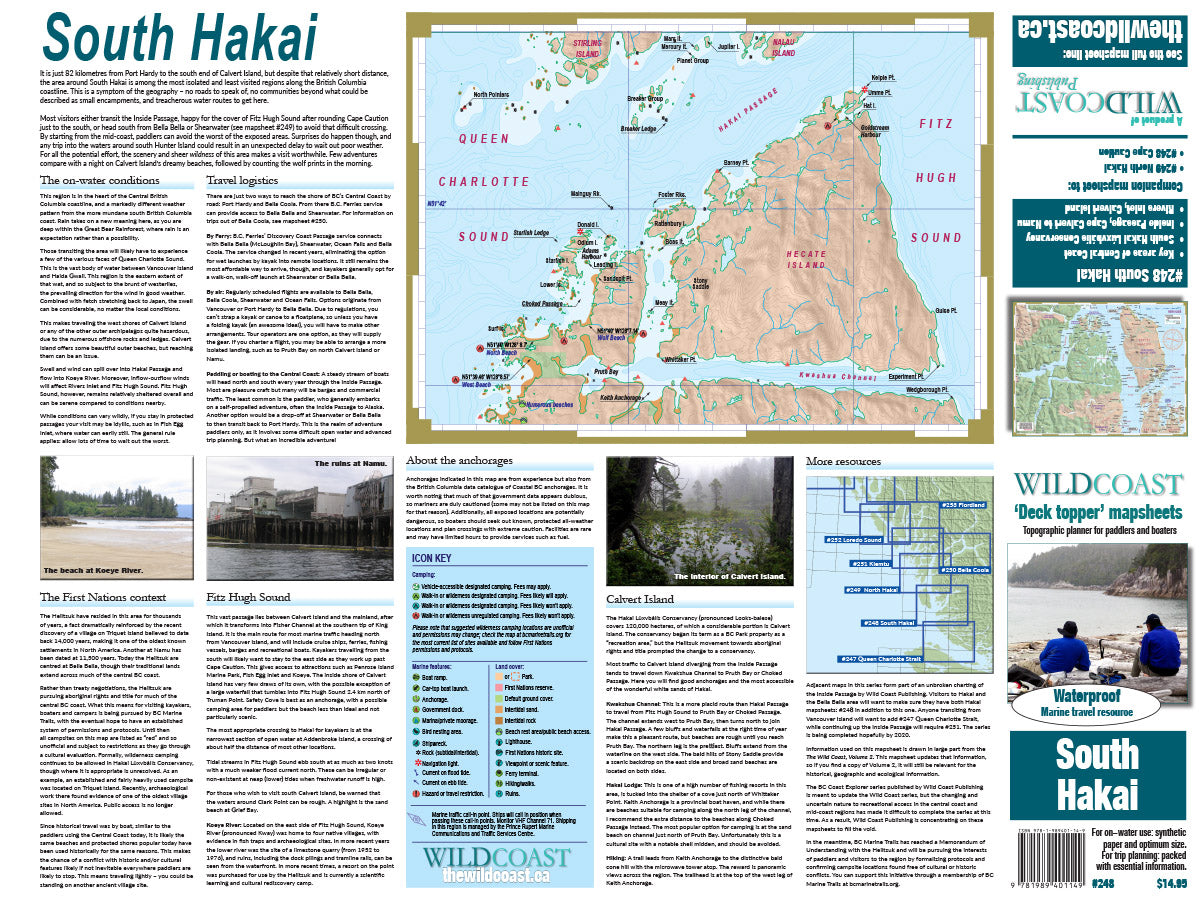 248 South Hakai Kayaking and Boating Map