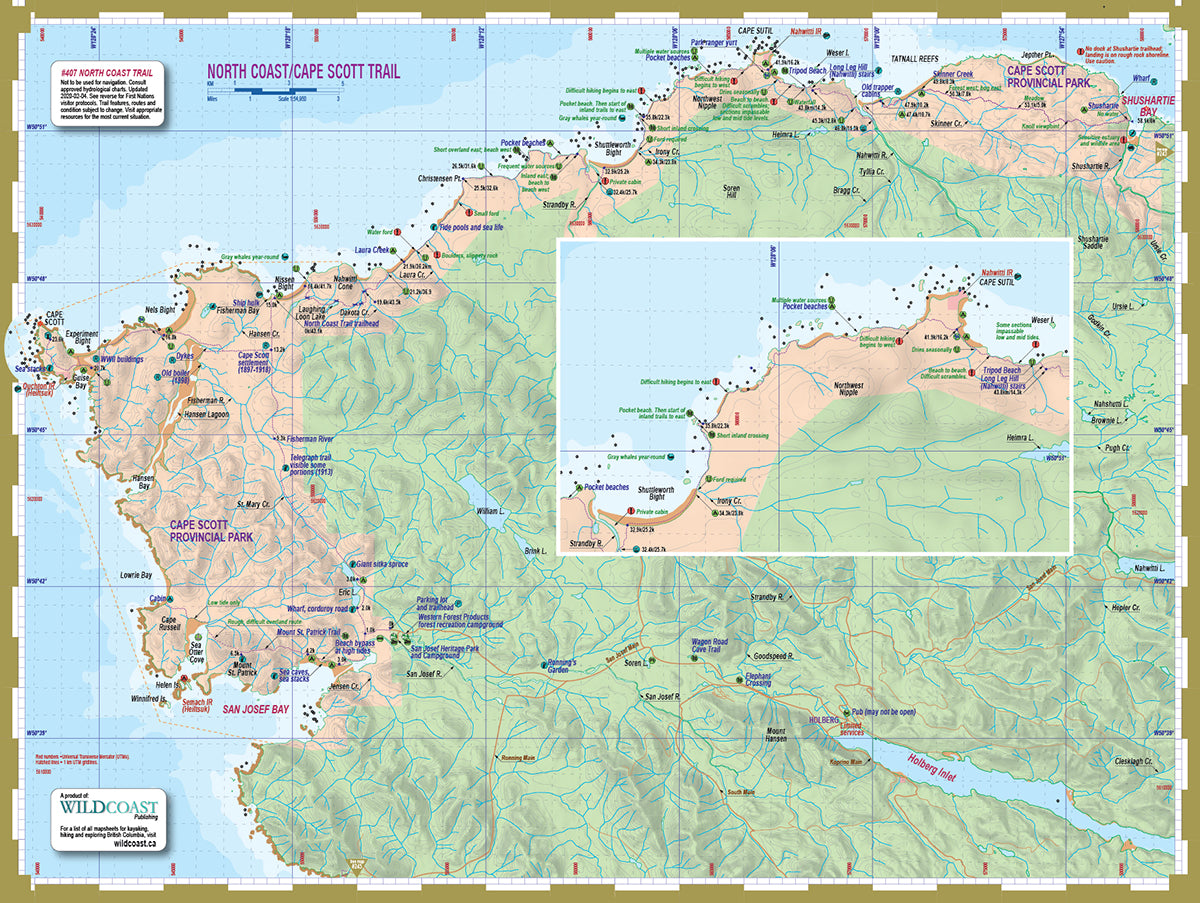 North Coast Trail Map